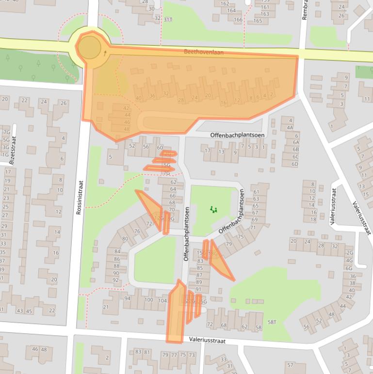 Kaart van postcodegebied 5151LX.