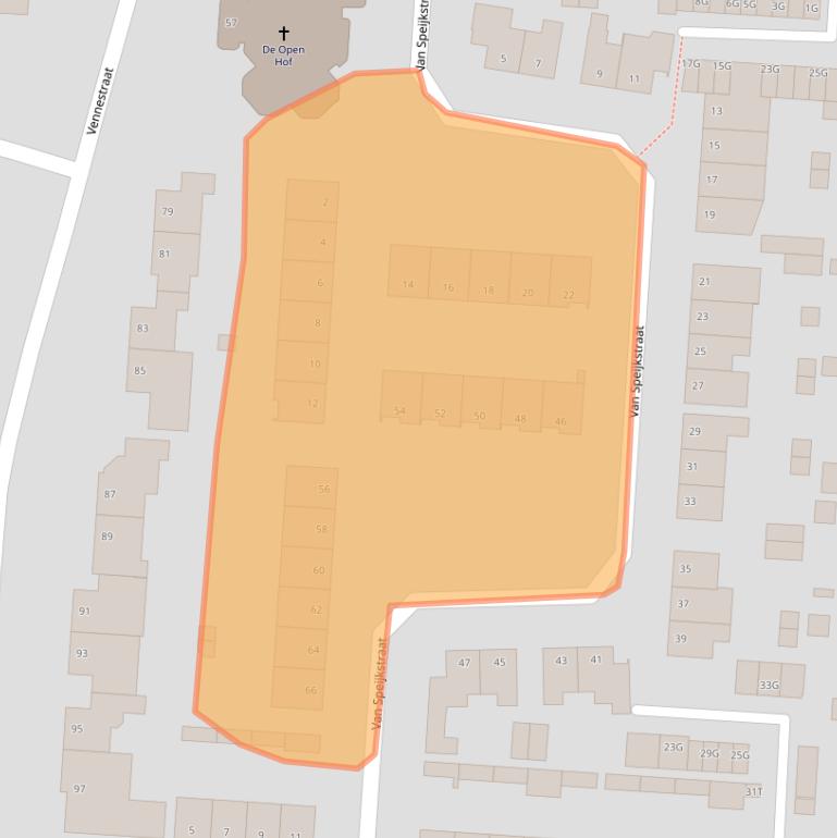 Kaart van postcodegebied 5151ME.