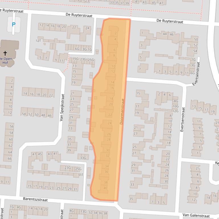 Kaart van postcodegebied 5151MH.