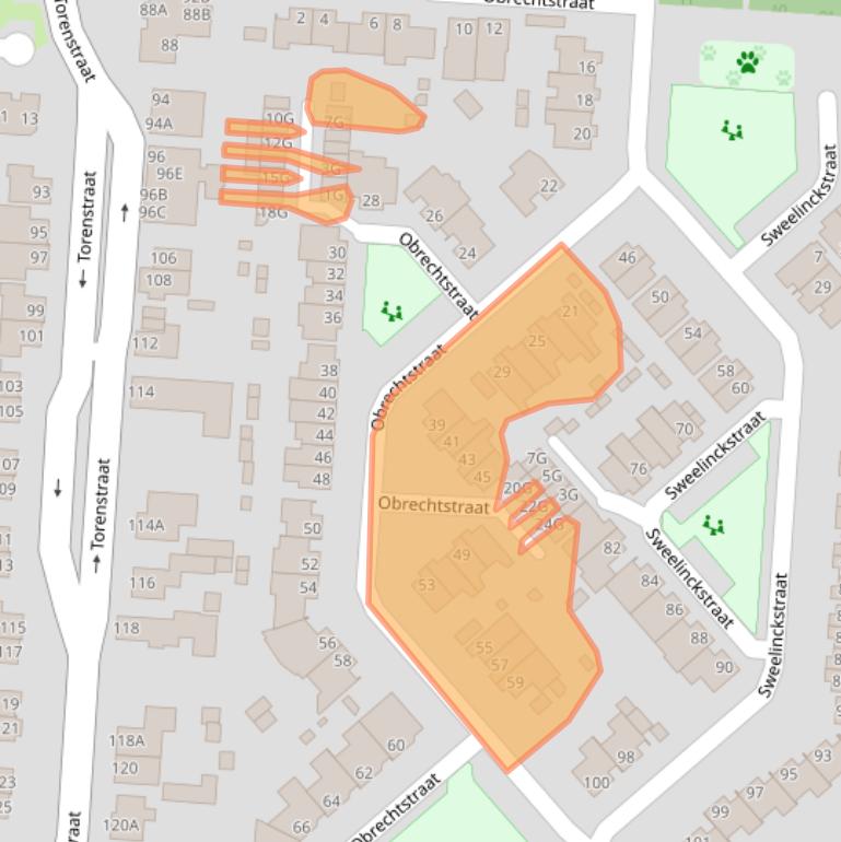 Kaart van postcodegebied 5151PD.