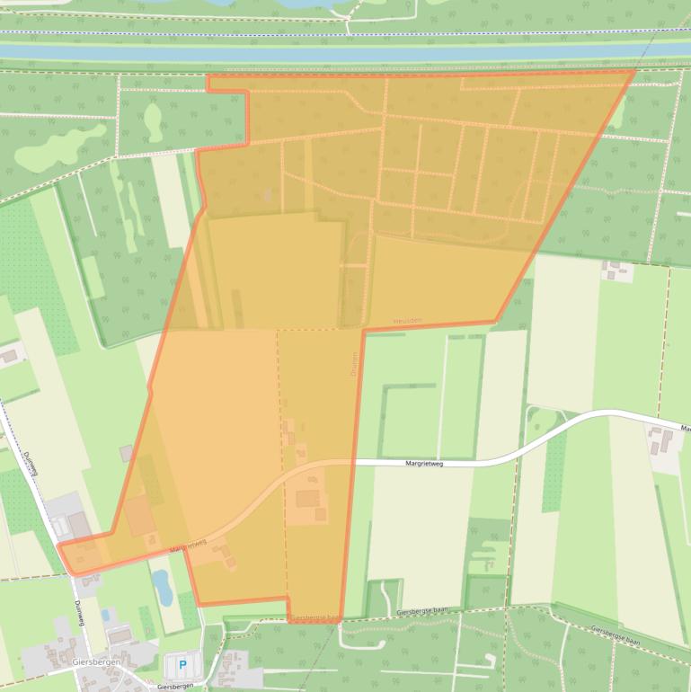 Kaart van postcodegebied 5151RH.