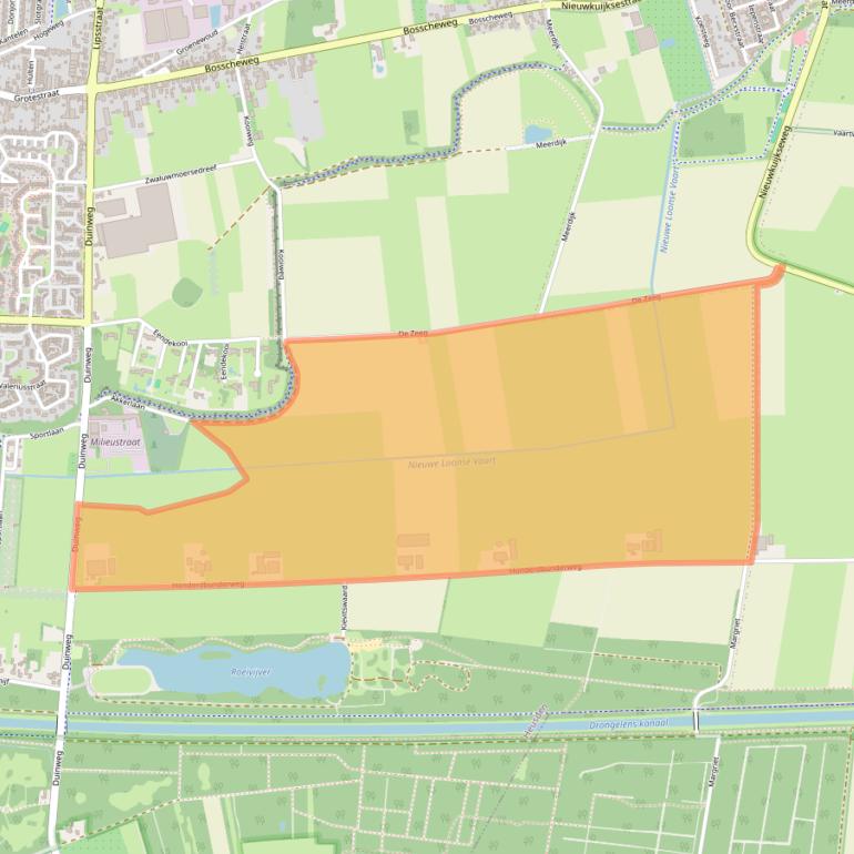 Kaart van postcodegebied 5151RJ.