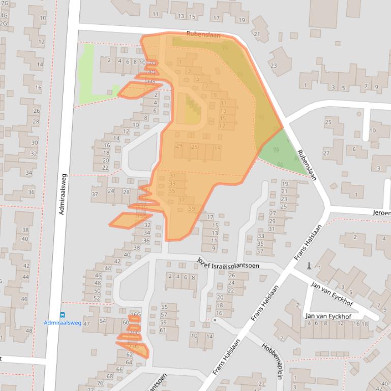 Kaart van postcodegebied 5151SG.