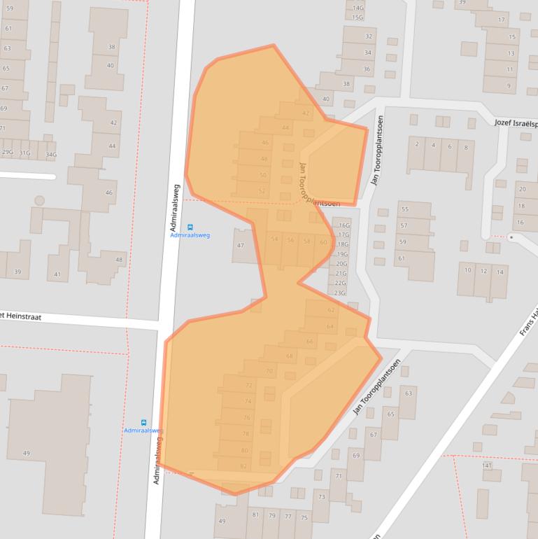 Kaart van postcodegebied 5151SK.