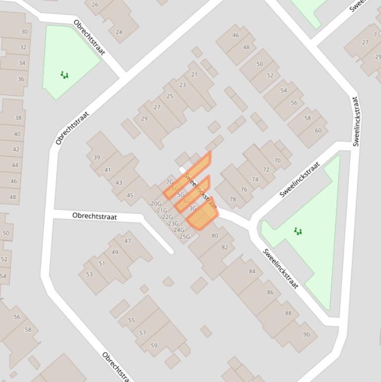 Kaart van postcodegebied 5151SM.