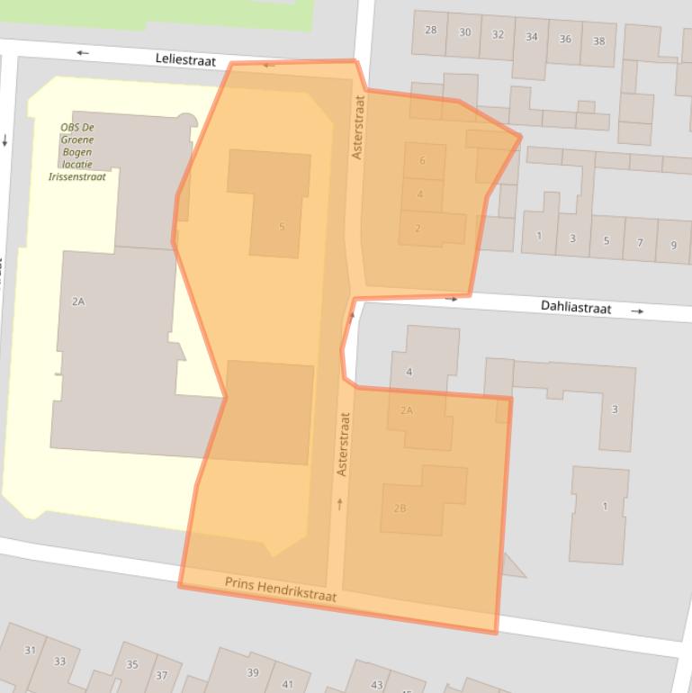 Kaart van postcodegebied 5151TM.