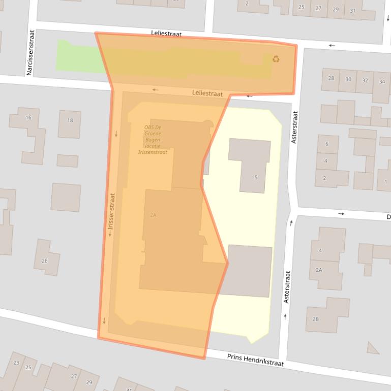 Kaart van postcodegebied 5151TN.