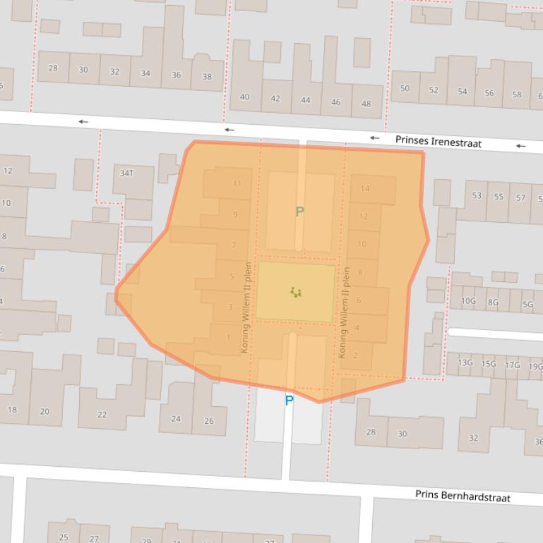 Kaart van postcodegebied 5151VD.