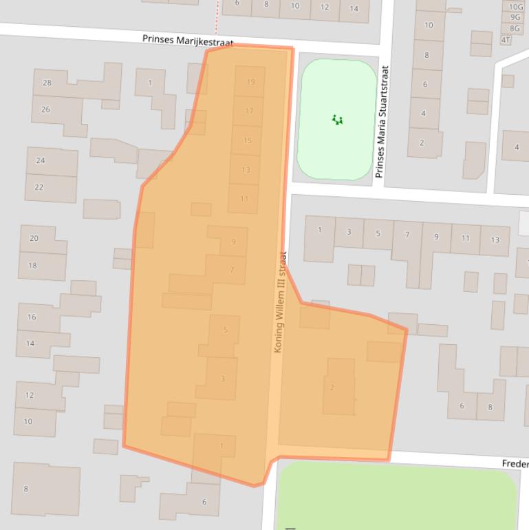 Kaart van postcodegebied 5151VS.