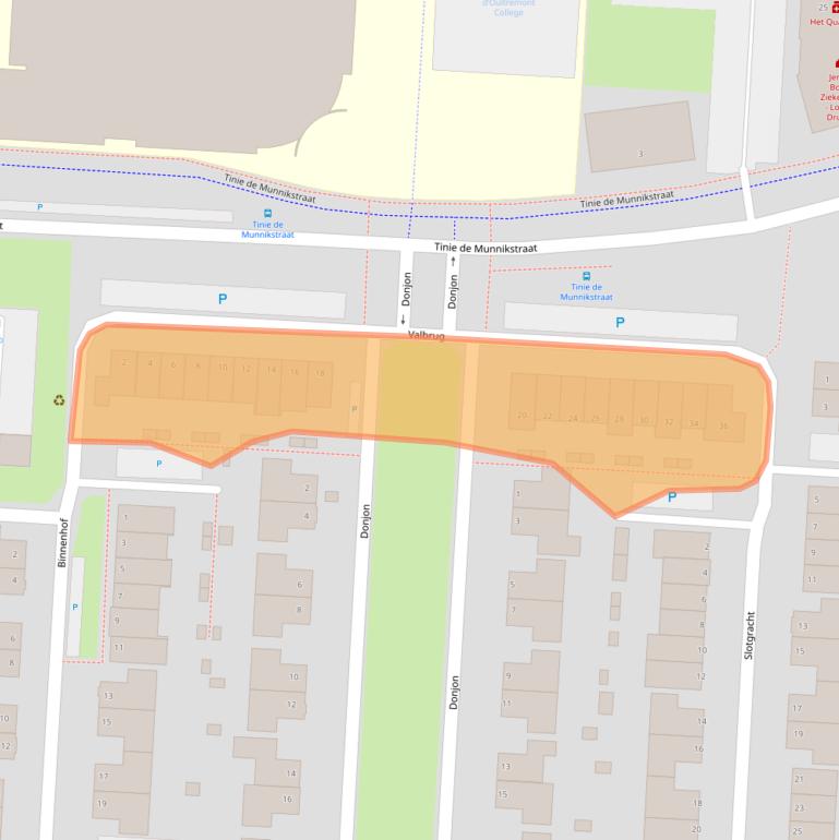 Kaart van postcodegebied 5151VZ.