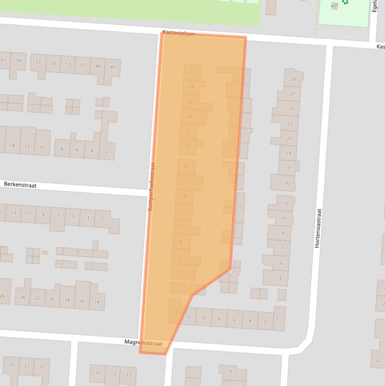 Kaart van postcodegebied 5151XJ.