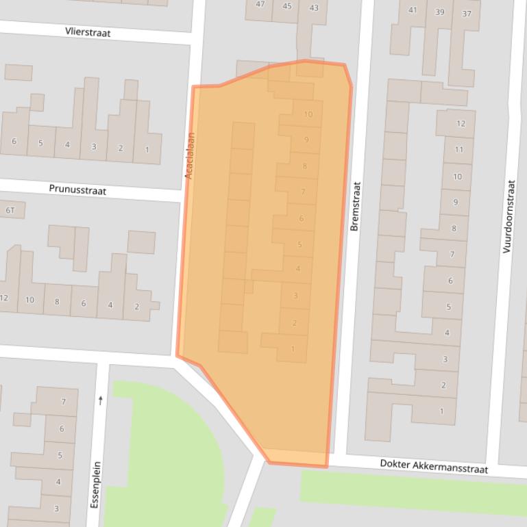 Kaart van postcodegebied 5151XS.