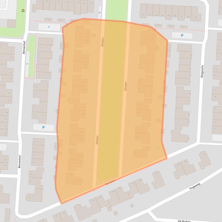 Kaart van postcodegebied 5151XT.