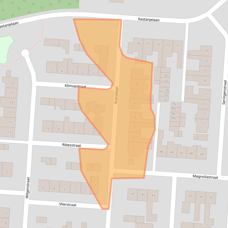 Kaart van postcodegebied 5151ZB.