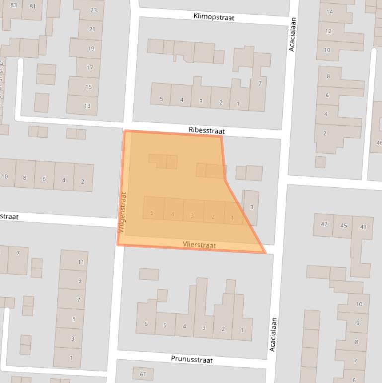Kaart van postcodegebied 5151ZE.