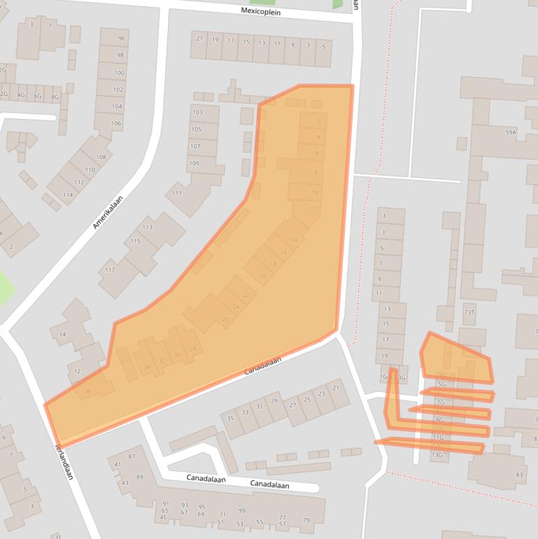 Kaart van postcodegebied 5152LB.