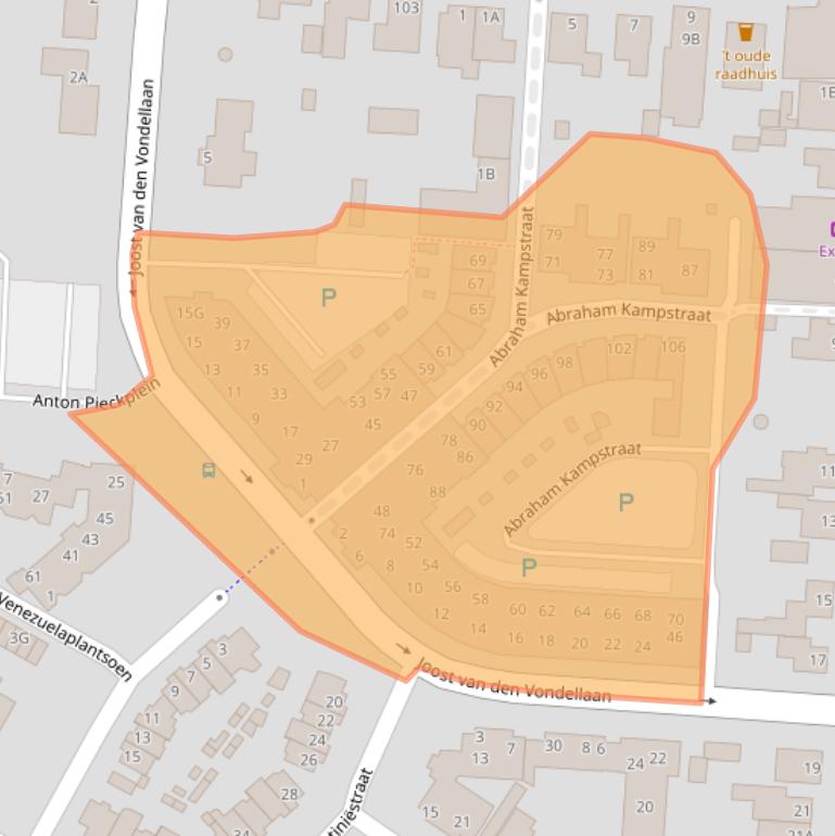 Kaart van postcodegebied 5152LH.