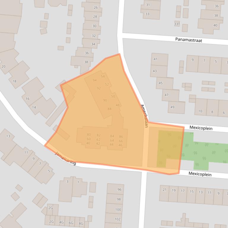 Kaart van postcodegebied 5152LS.