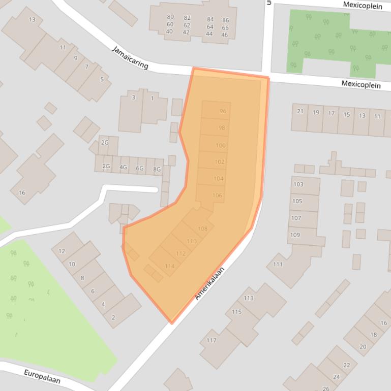 Kaart van postcodegebied 5152LT.