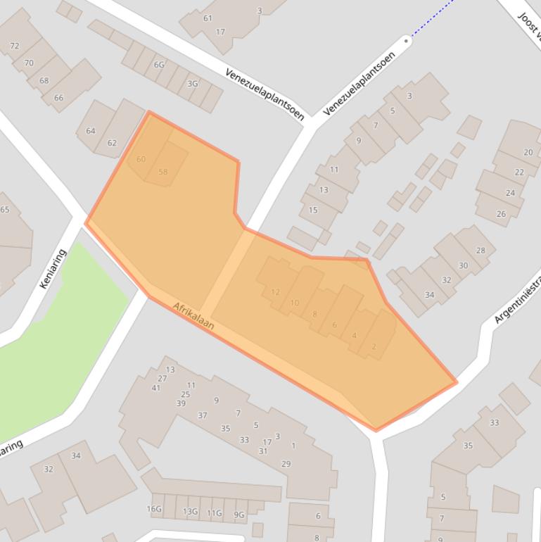 Kaart van postcodegebied 5152MC.