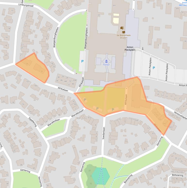 Kaart van postcodegebied 5152MD.