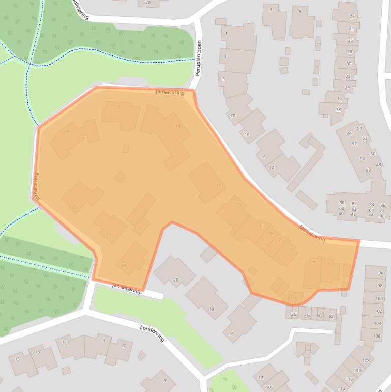 Kaart van postcodegebied 5152ME.