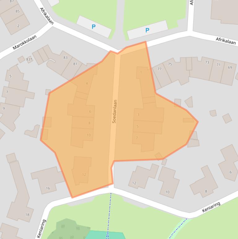 Kaart van postcodegebied 5152MR.