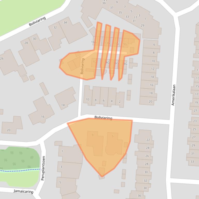 Kaart van postcodegebied 5152MT.