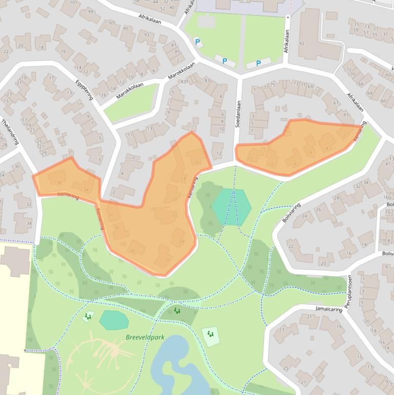 Kaart van postcodegebied 5152MX.