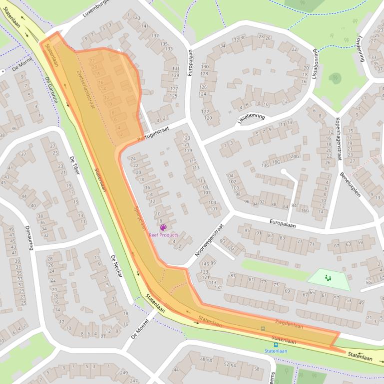 Kaart van postcodegebied 5152PT.