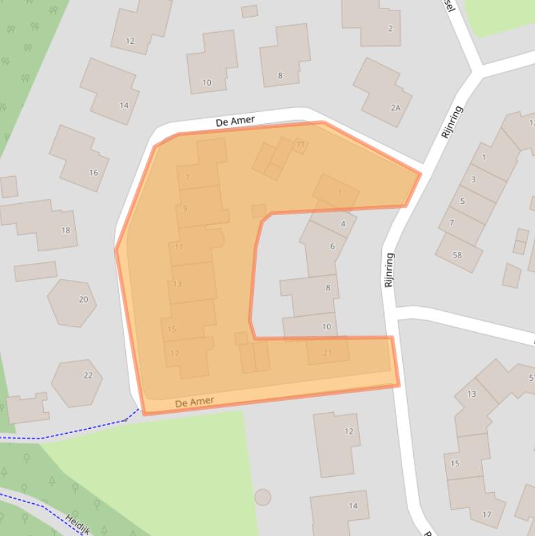 Kaart van postcodegebied 5152RV.