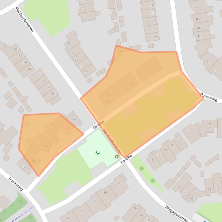 Kaart van postcodegebied 5152SJ.