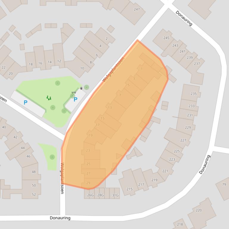 Kaart van postcodegebied 5152SM.