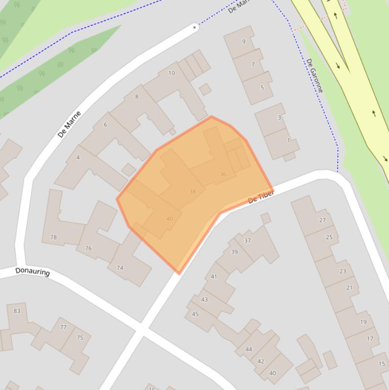 Kaart van postcodegebied 5152ST.