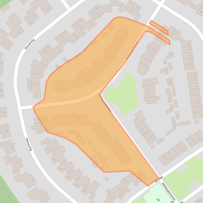 Kaart van postcodegebied 5152SV.