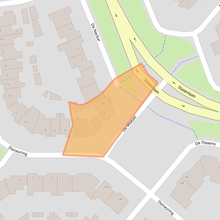 Kaart van postcodegebied 5152SW.