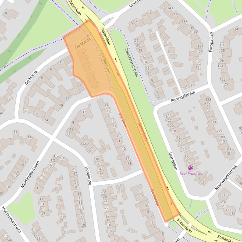 Kaart van postcodegebied 5152SX.