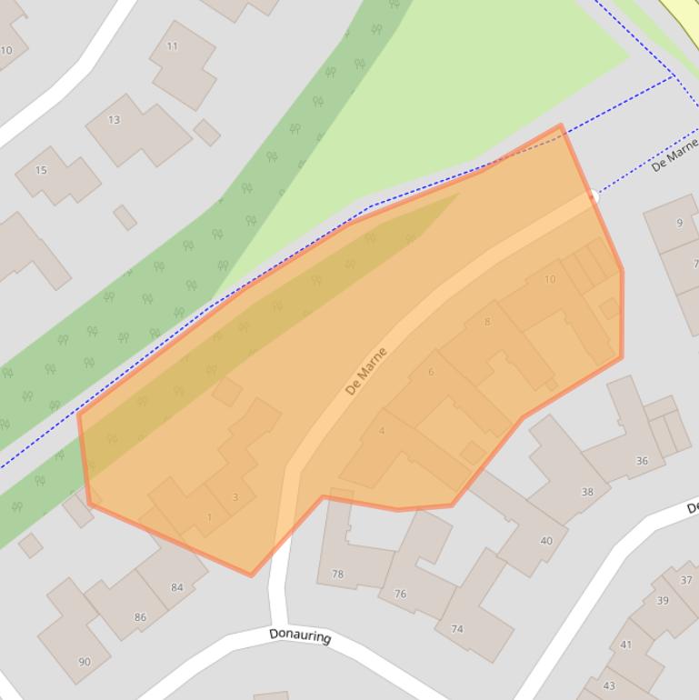 Kaart van postcodegebied 5152SZ.