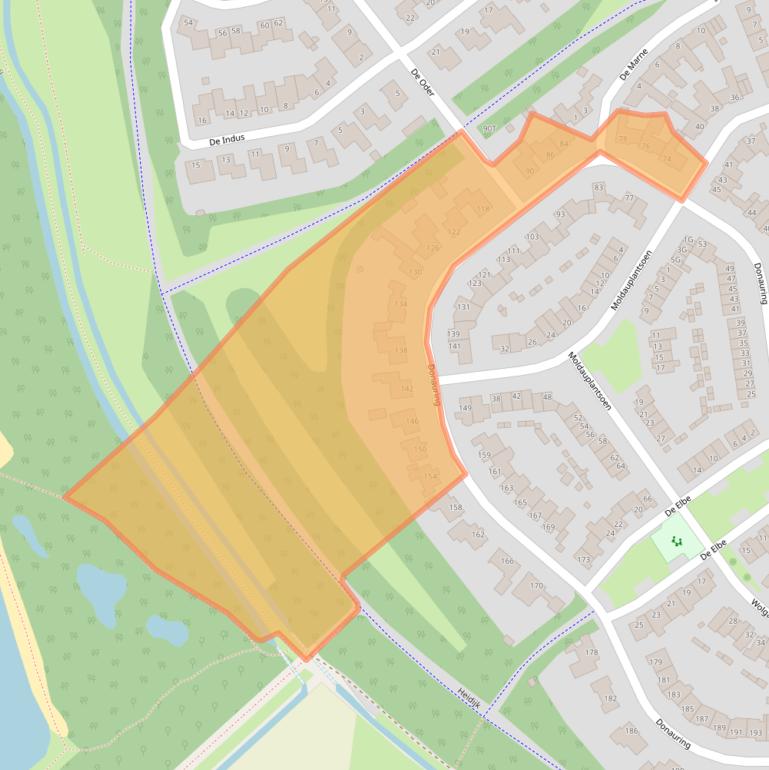 Kaart van postcodegebied 5152TD.