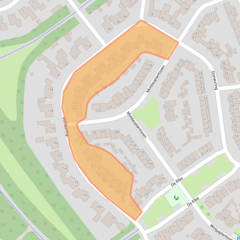 Kaart van postcodegebied 5152TE.