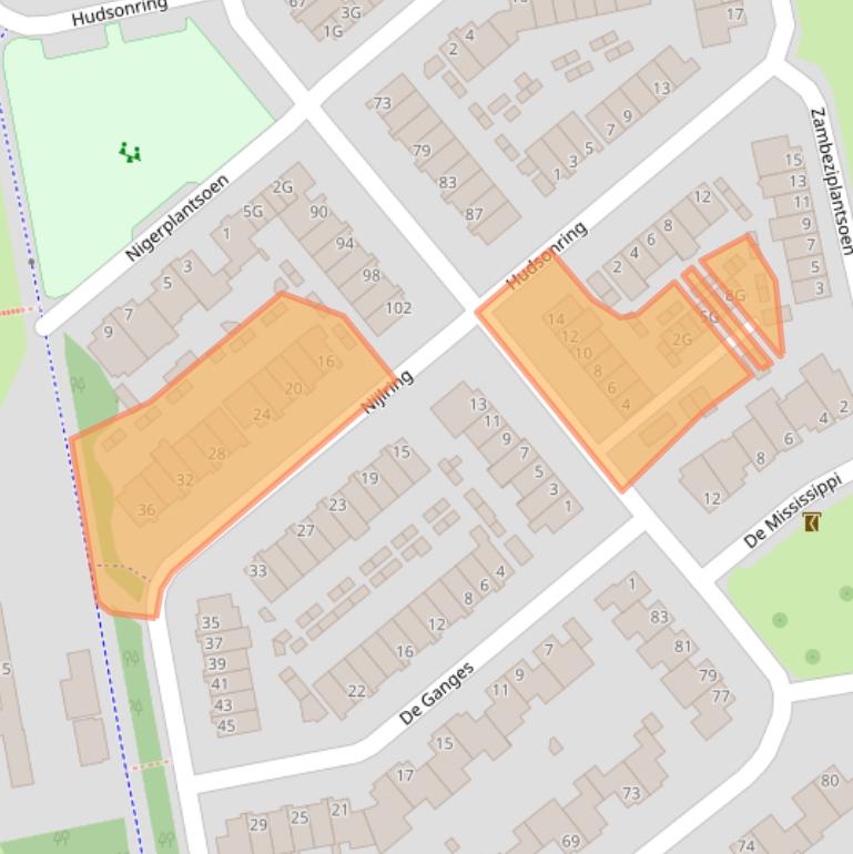 Kaart van postcodegebied 5152VK.