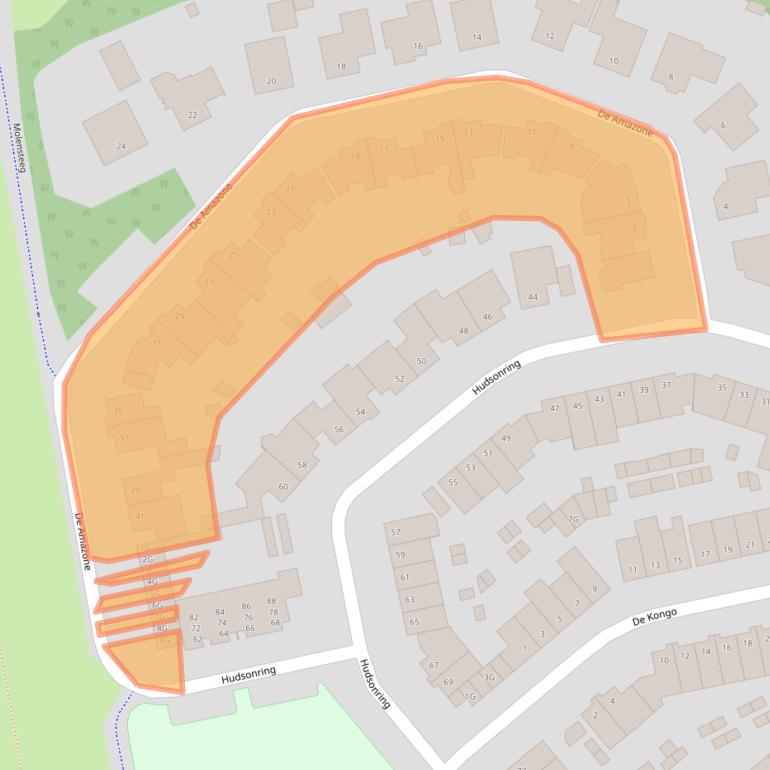 Kaart van postcodegebied 5152WD.