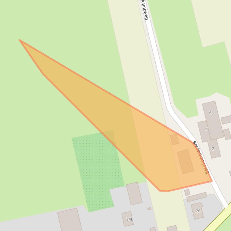 Kaart van postcodegebied 5154EM.