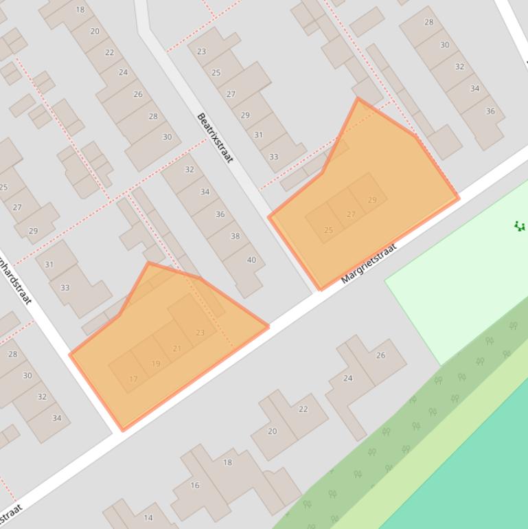 Kaart van postcodegebied 5156LM.