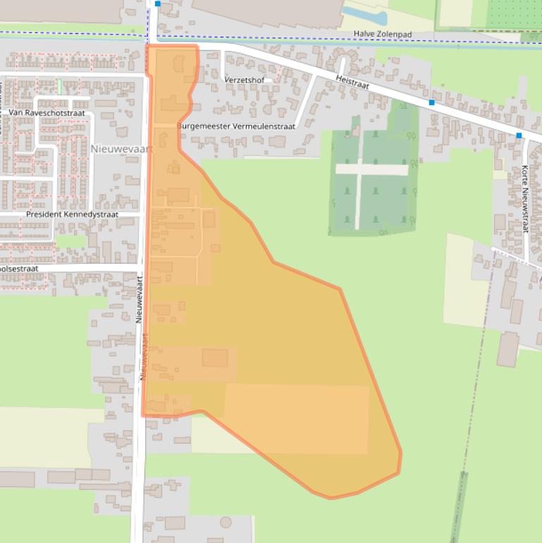 Kaart van postcodegebied 5161AN.