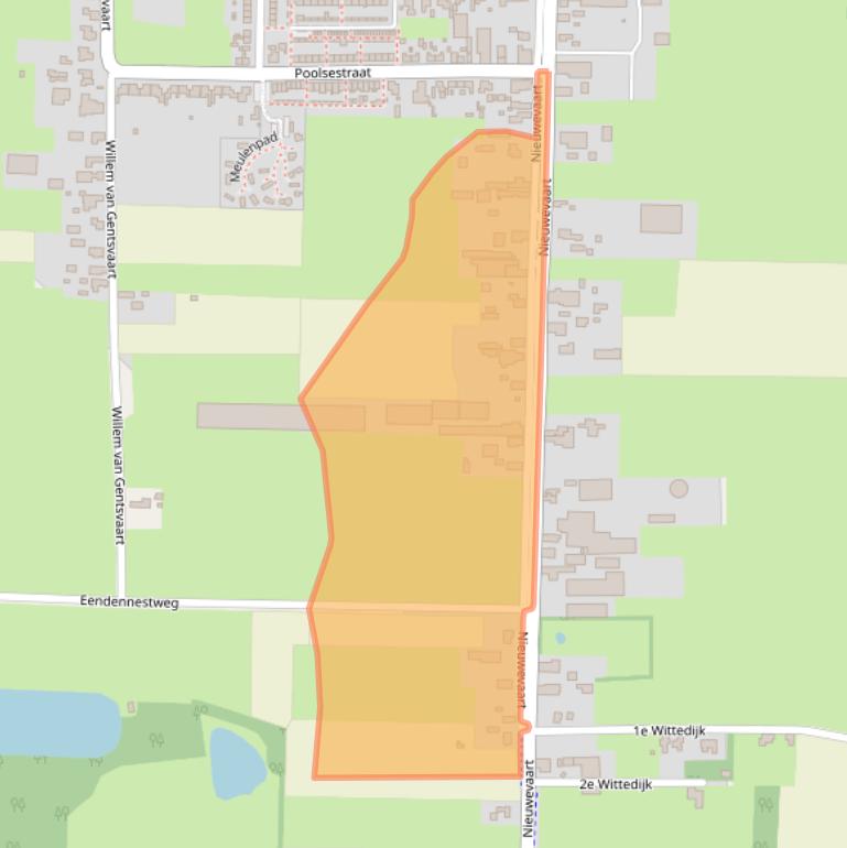 Kaart van postcodegebied 5161AS.