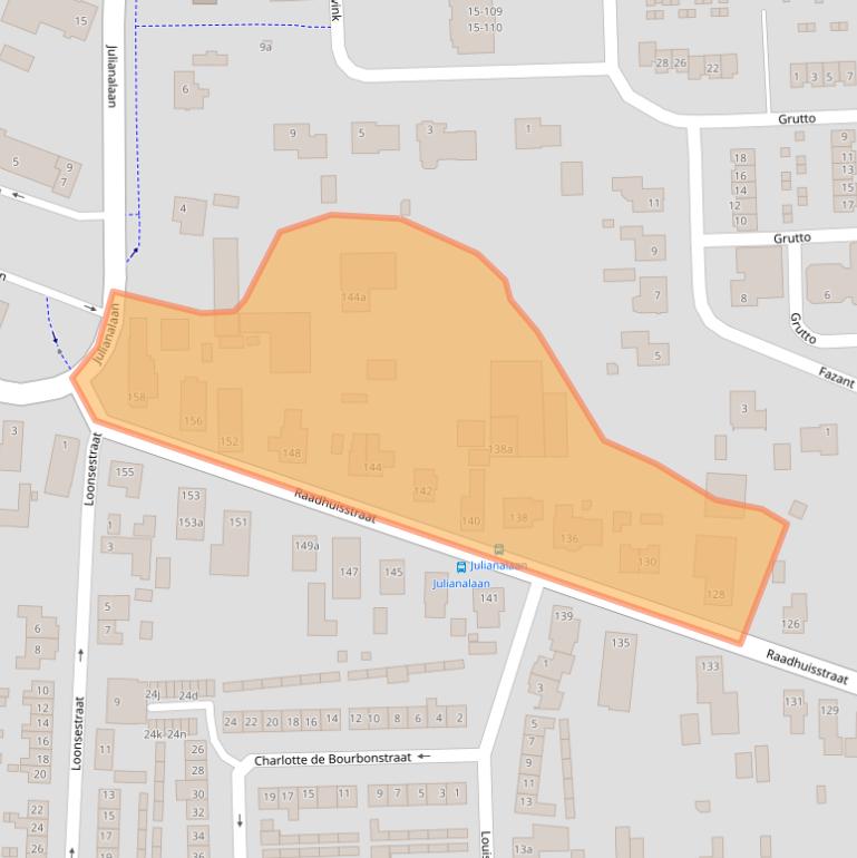 Kaart van postcodegebied 5161BK.