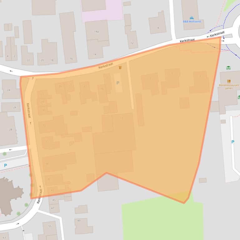 Kaart van postcodegebied 5161EA.