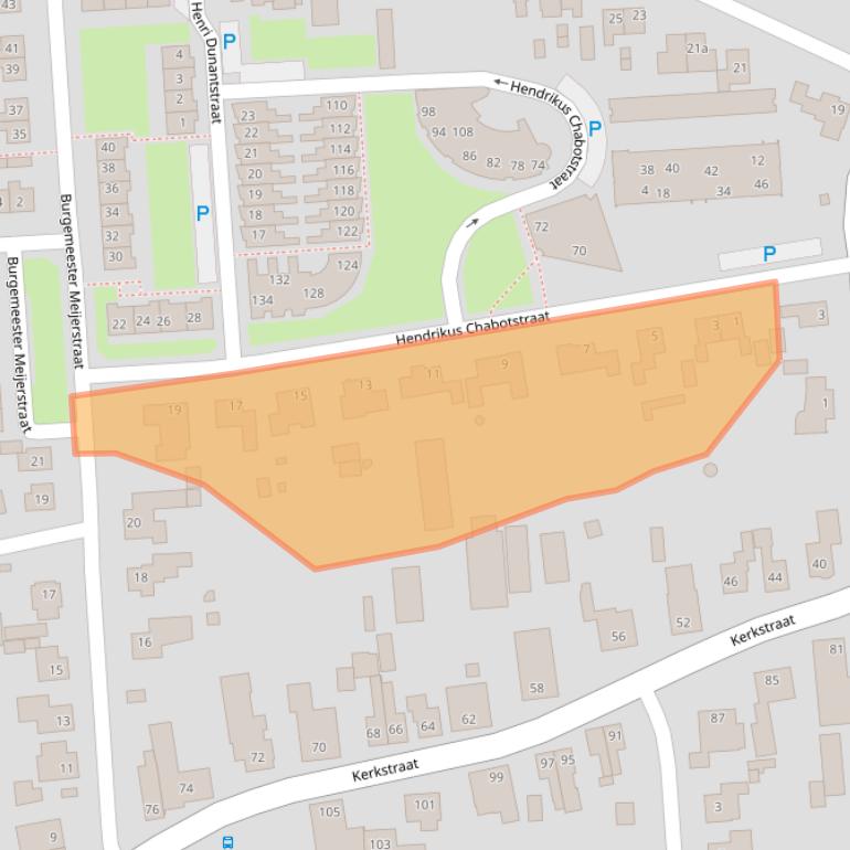 Kaart van postcodegebied 5161EH.