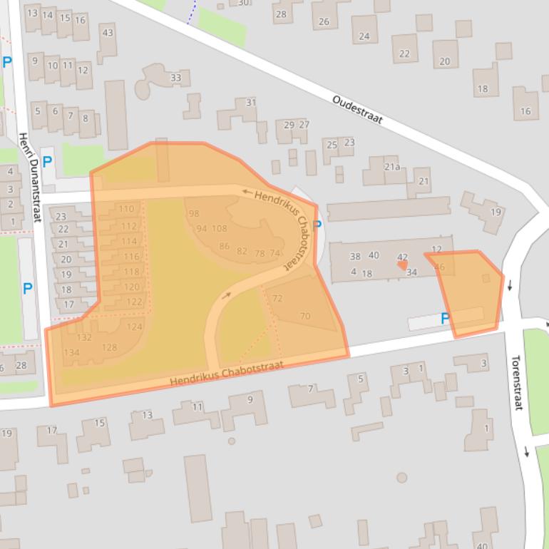 Kaart van postcodegebied 5161EK.